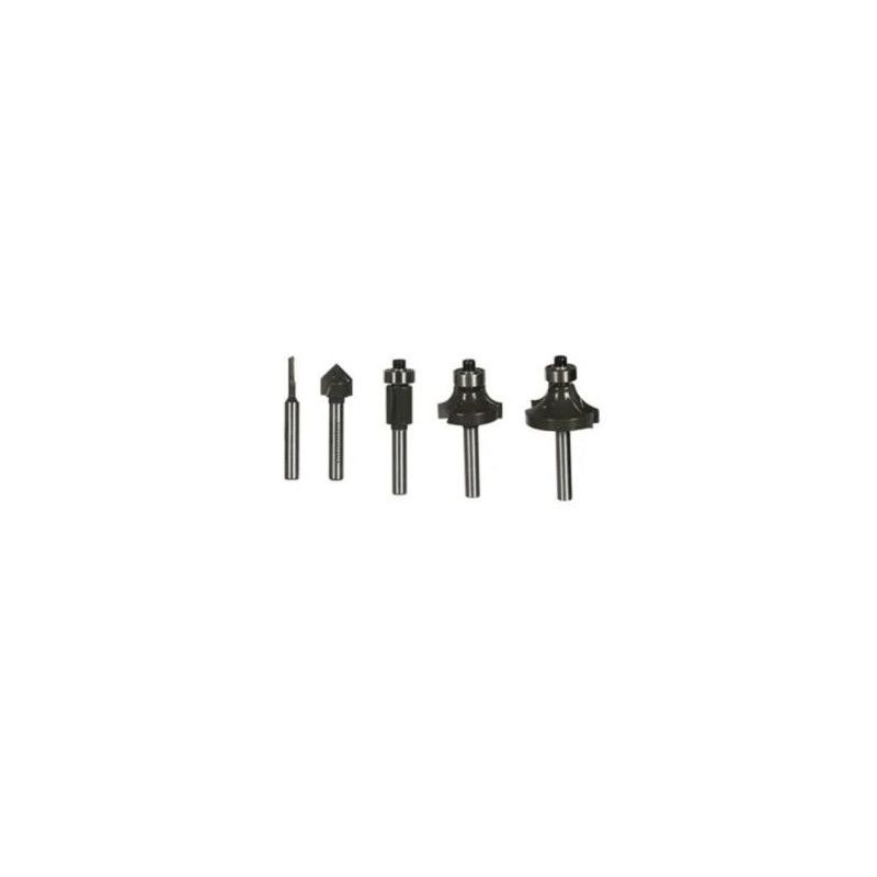 Coffret 5 fraises panachées RYOBI 6mm - Ensemble de qualité