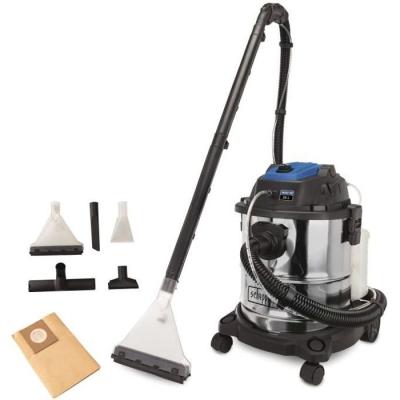 Aspirateur Injecteur Extracteur SCHEPPACH SprayVac20 - 1600W - Cuve Inox - Gris