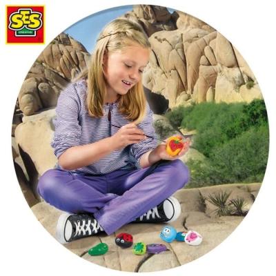 Peinture pierre créative SES: jeu de peinture amusant