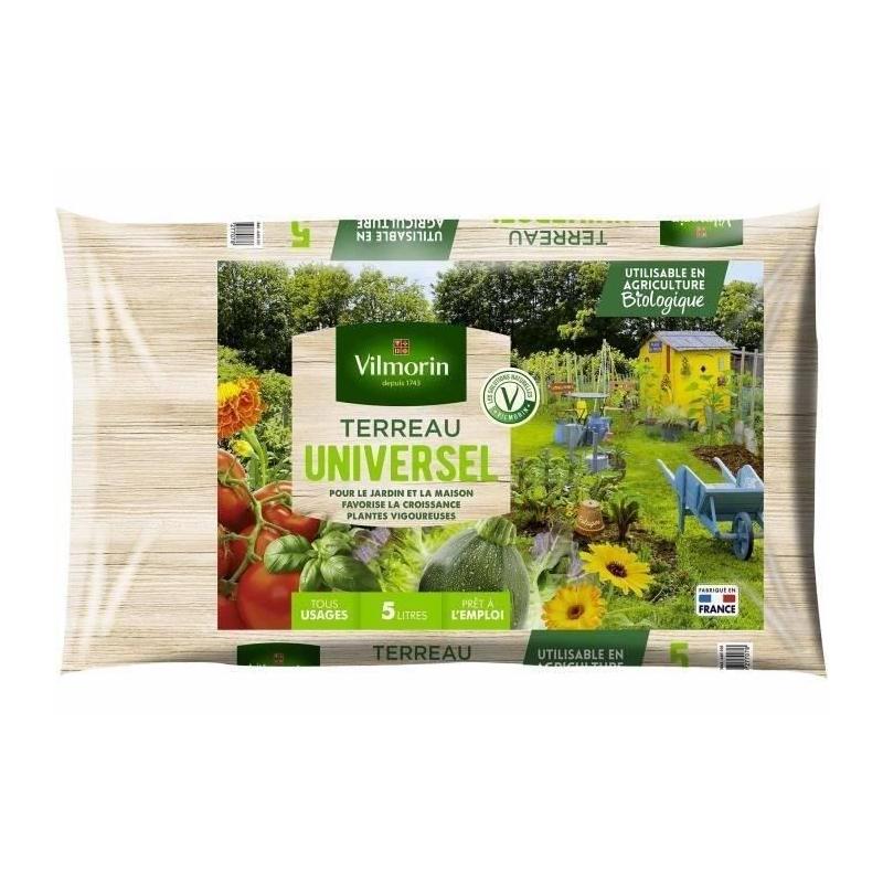 Terreau Universel VILMORIN 5 L - Plus responsable et Made in France!