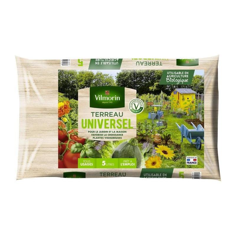 Terreau Universel VILMORIN 5 L - Plus responsable et Made in France!