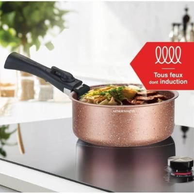 Ensemble de cuisine Arthur Martin AM5865 - 18 pièces - Poignée amovible