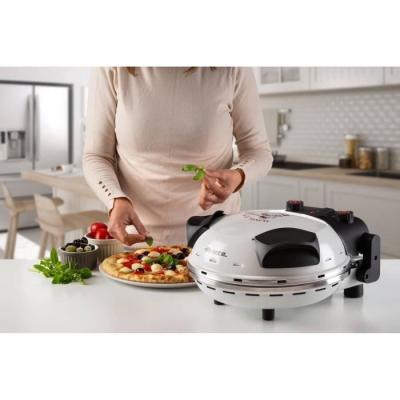 Four à Pizza Electrique Ariete 918 Blanc 1200W - Pierre Réfractaire - Diamètre 33cm