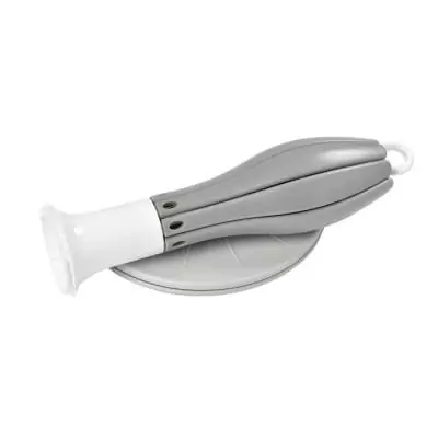 Égoutte-biberon pliable Béaba Flower Grey - Compact et pratique