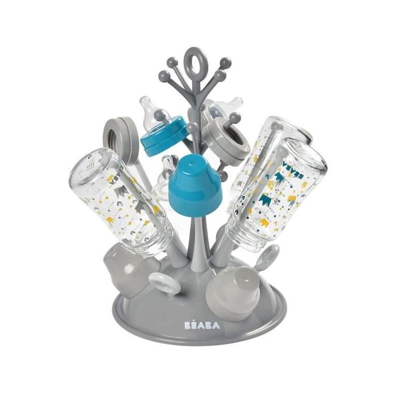 Egoutte Biberons arbre gris - Organisation pratique pour biberons
