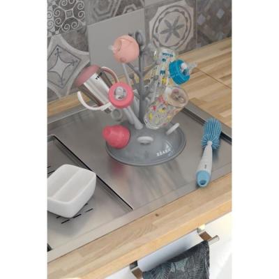 Egoutte Biberons arbre gris - Organisation pratique pour biberons