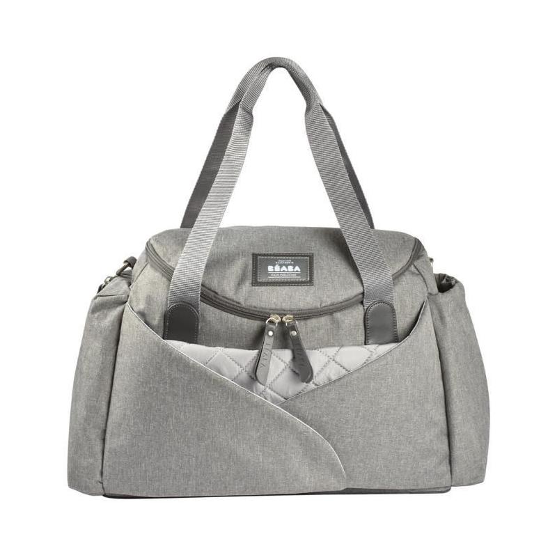 Sac à langer BEABA Sydney Gris Chiné - Compact et pratique