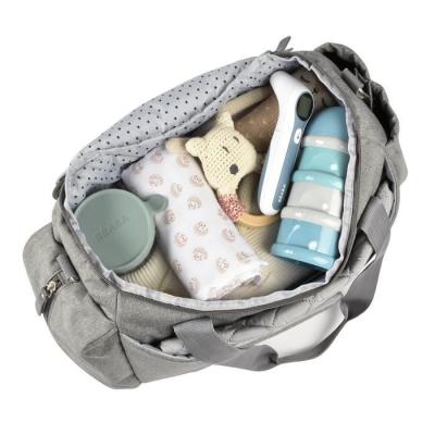 Sac à langer BEABA Sydney Gris Chiné - Compact et pratique