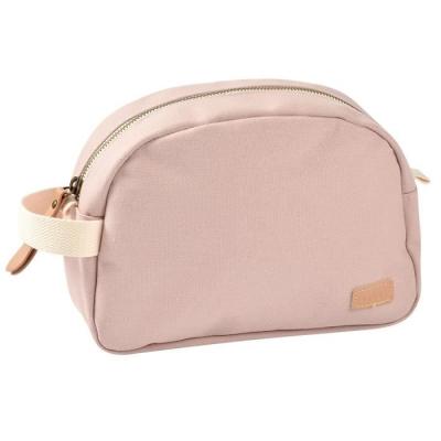 Trousse de toilette bébé canvas rose poudré - Set de soin