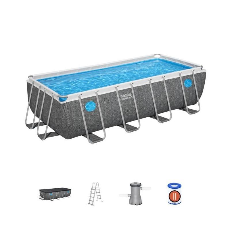 Kit Piscine Hors Sol Bestway Steel Pro 488x244x122 cm