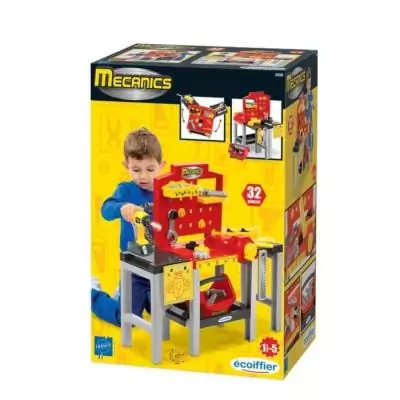 Établi bricolage modulable Ecoiffier - Made in France - 32 pcs