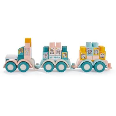 Train à construire - Ecoiffier - 7918: Jeu d'assemblage compact