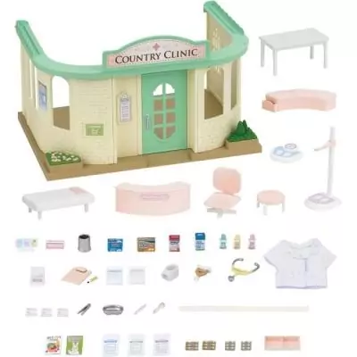 Cabinet médical miniature pour SYLVANIAN FAMILIES - 5096 - Accessoires inclus