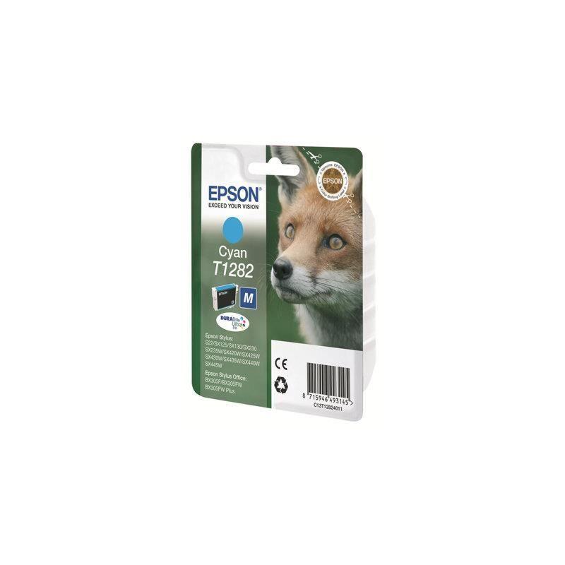 Cartouche d'encre EPSON T1282 Cyan - Renard (C13T12824012) : Couleur vive pour vos impressions