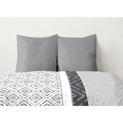 Lot de 2 taies d'oreiller HOME LINGE PASSION - Gris clair