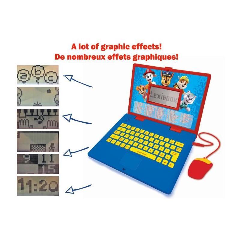 Ordinateur Éducatif Bilingue Pat' Patrouille - 124 activités