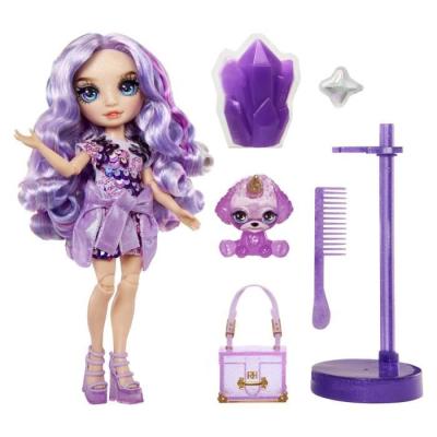 Doll Rainbow High avec Slime et Animal de Compagnie - Violet