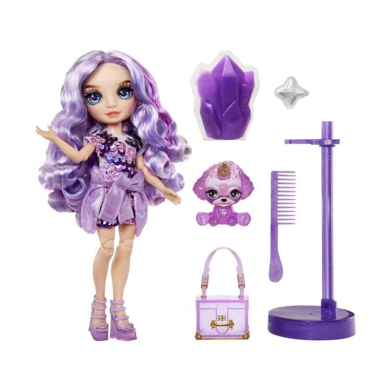 Doll Rainbow High avec Slime et Animal de Compagnie - Violet