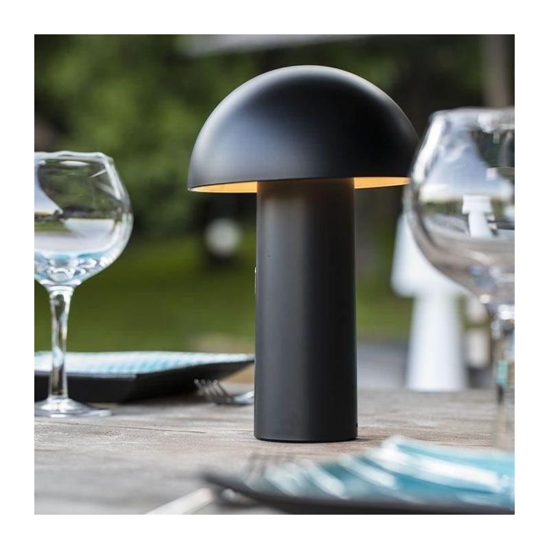 Lampe de table sans fil LUMISKY TOD BLACK - Pratique et élégante