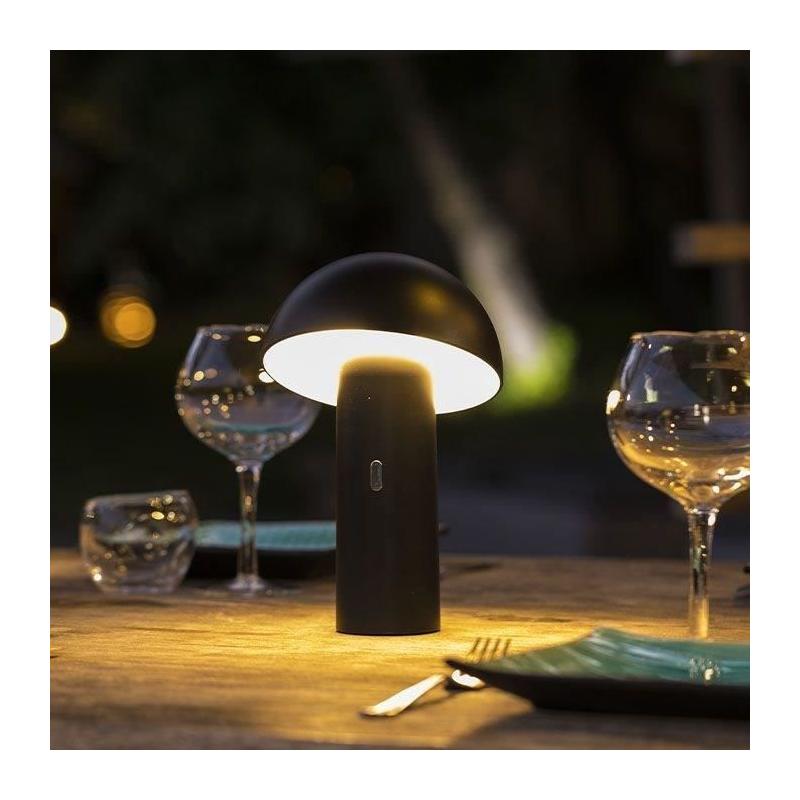 Lampe de table sans fil LUMISKY TOD BLACK - Pratique et élégante