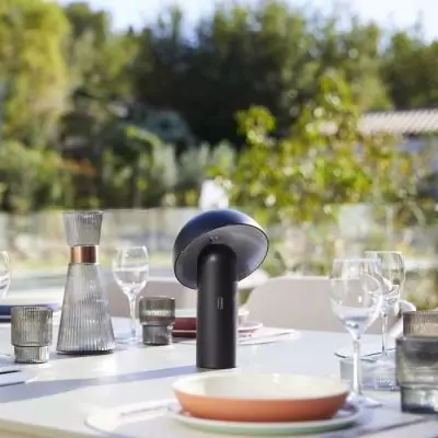 Lampe de table sans fil LUMISKY TOD BLACK - Pratique et élégante