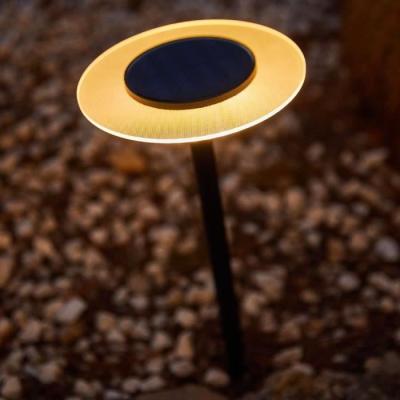 Lot de 2 balises solaires à piquer - LUMISKY - UFO - H35 cm - LED blanc chaud