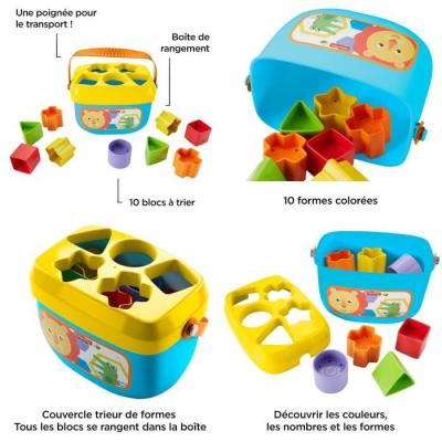 Fisher-Price Mon Trieur de Formes - Jouet d'éveil compact