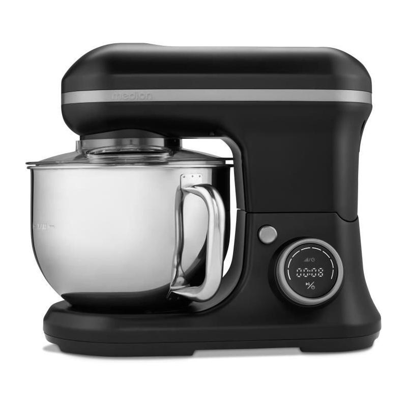 Robot pâtissier MEDION MD18420 1200W 5L Noir - Bol à glace