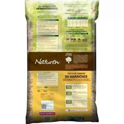 Paille de chanvre UAB 100L pour un potager protégé et un sol enrichi