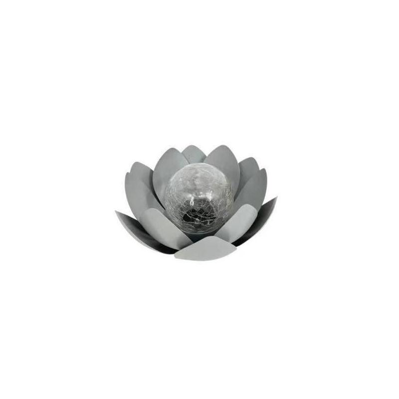 Décoration lumineuse extérieure: Nénuphar solaire GALIX - 25 cm - 7 Lumens