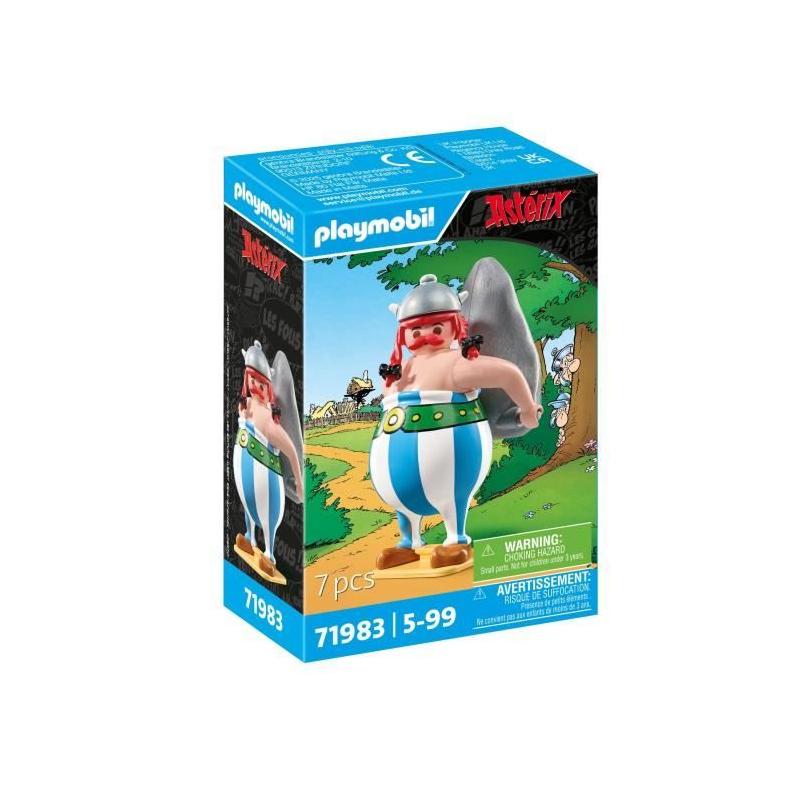 Playmobil 71983 Astérix : Obélix et son ménhir - Figurine miniature univers miniaturisé