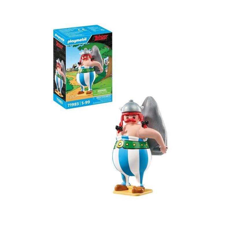 Playmobil 71983 Astérix : Obélix et son ménhir - Figurine miniature univers miniaturisé