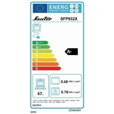 Four encastrable pyrolyse SAUTER SFP932X - Fabriqué en France - Performances exceptionnelles