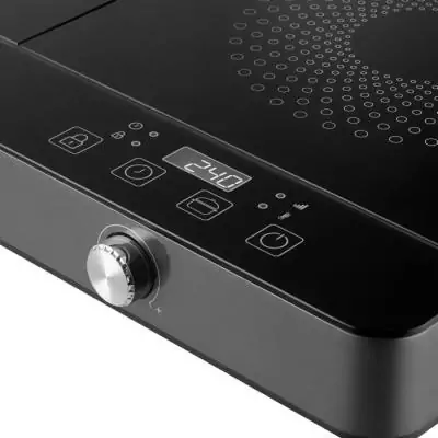 Plaque de cuisson induction SENCOR SCP 4201GY - 3500 W - Double foyer - Gris