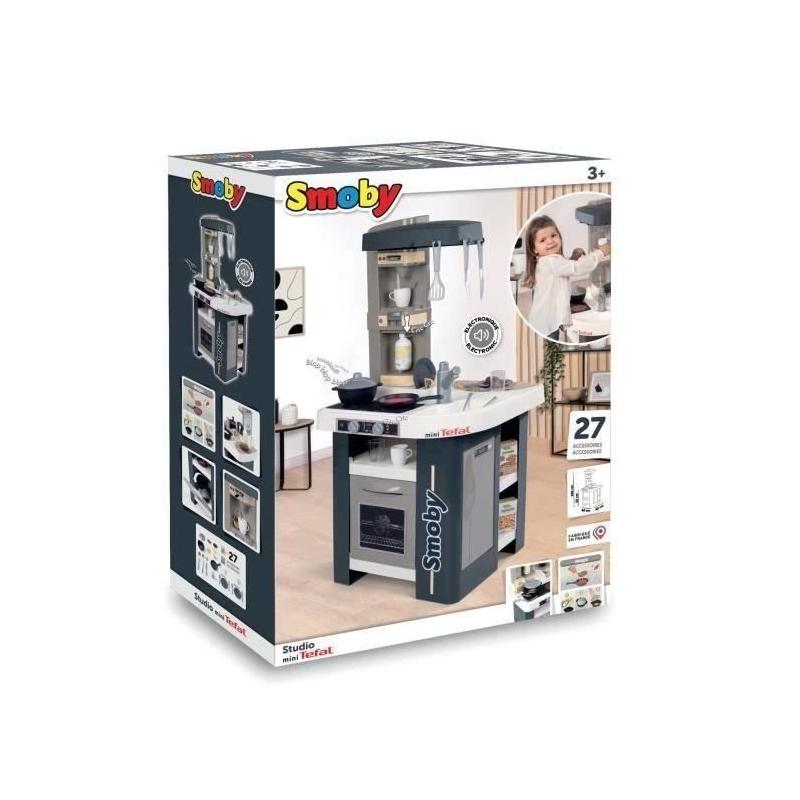 Cuisine Tefal Studio pour enfants - Smoby - 27 accessoires - Jeu Culinaire