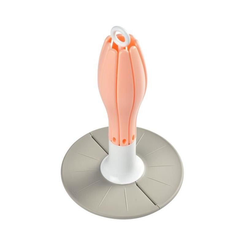 Egouttoir Biberon Pliable Fleur Rose - Pratique et Compact