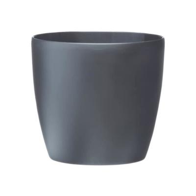 Pot de fleurs ELHO Brussels 40cm Noir - Roues - Intérieur recyclé