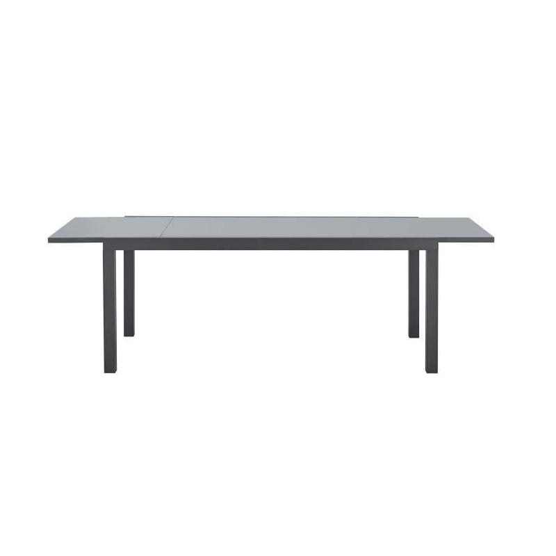 Ensemble repas de jardin extensible 6-8 pers. - Gris