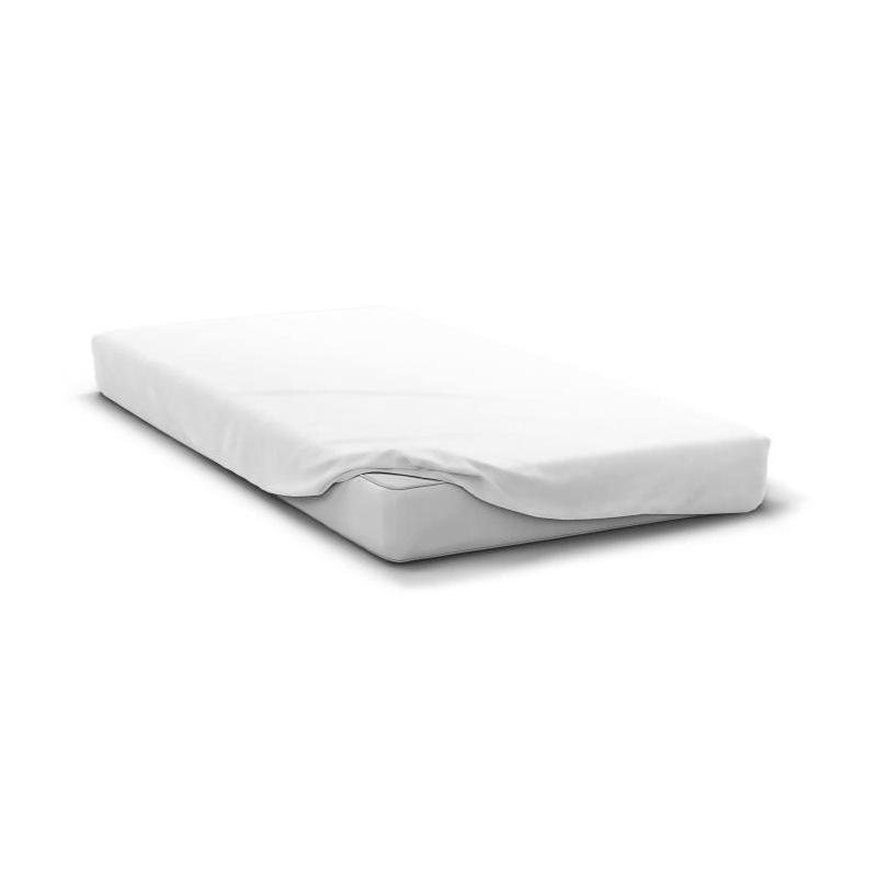 Drap Housse Microfibre Blanc - 90 x 190 cm - HP71760