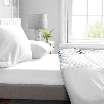 Drap Housse Microfibre Blanc - 90 x 190 cm - HP71760