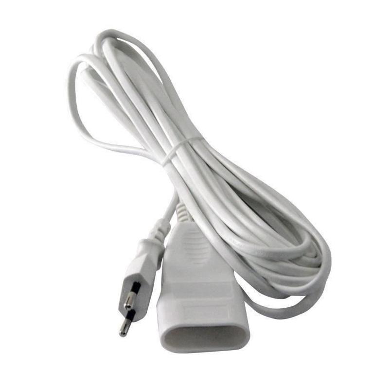 Rallonge électrique 5m 2x0,75mm - Pratique et efficace