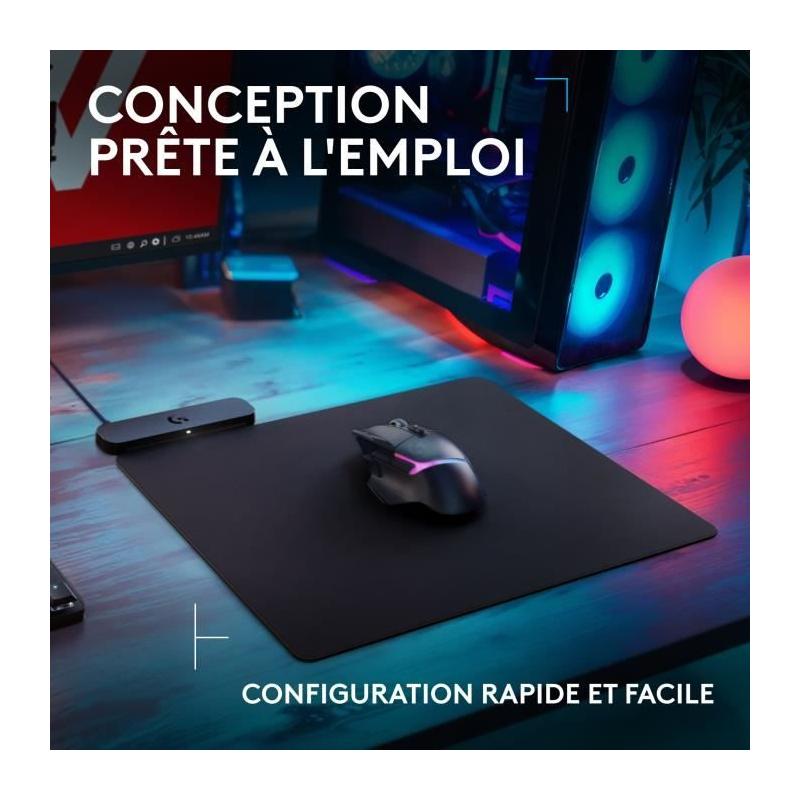 Tapis de souris Logitech G Powerplay 2 - Charge sans fil - Noir