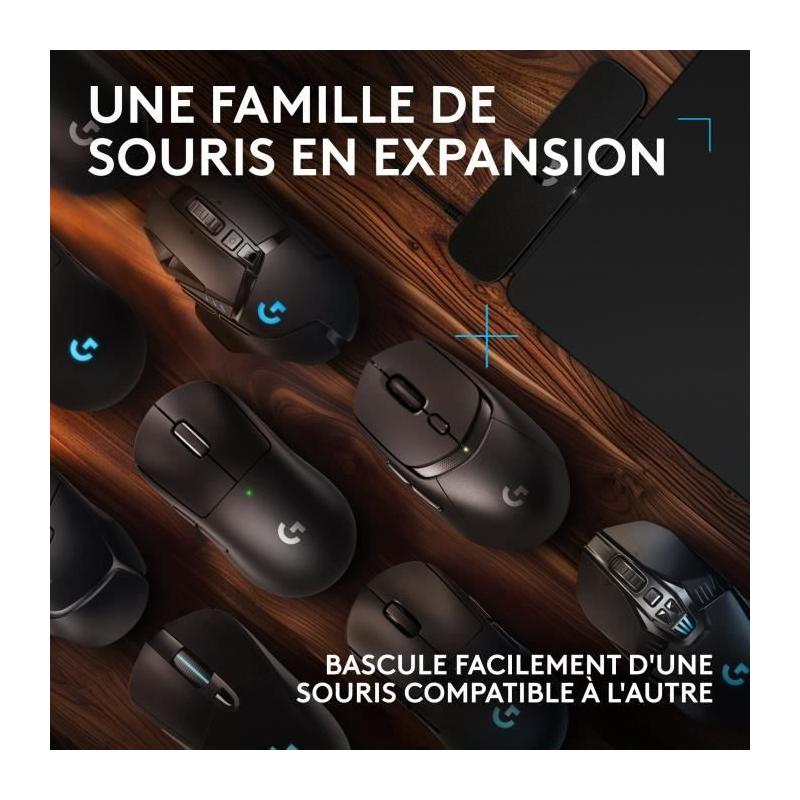 Tapis de souris Logitech G Powerplay 2 - Charge sans fil - Noir