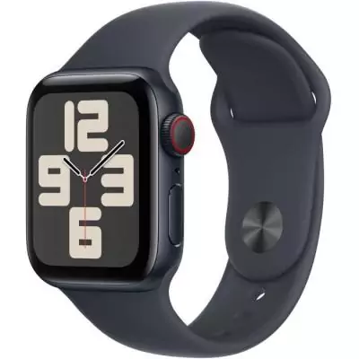 Apple Watch SE GPS + Cellular 40mm Midnight Aluminium - Bracelet Midnight Sport Band