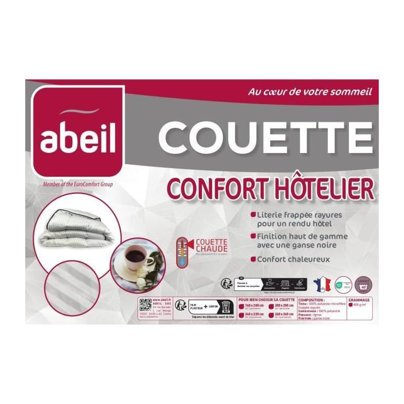 Couette chaude Confort Hôtelier 240x260 cm: Qualité et Confort