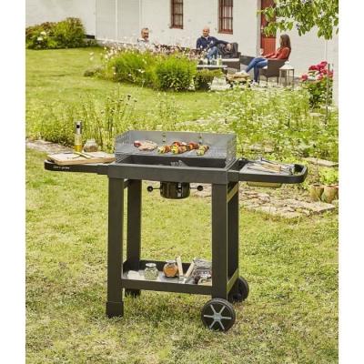 Barbecue au charbon de bois COOK'IN GARDEN EASY 60 - Noir - Compact et Facile à Utiliser