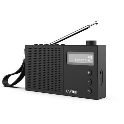 Radio-réveil EVOOM EGY Noir - FM et DAB+ - 2 alarmes