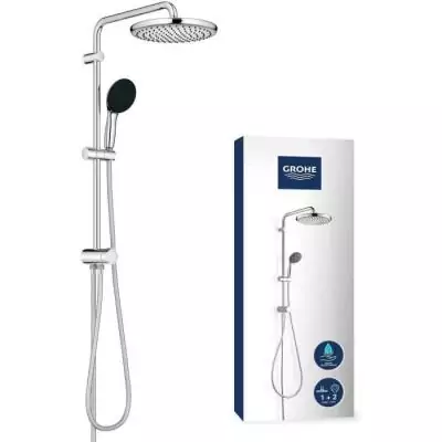 Colonne de douche GROHE Vitalio Start System 250 - Économie d'eau / Chromé
