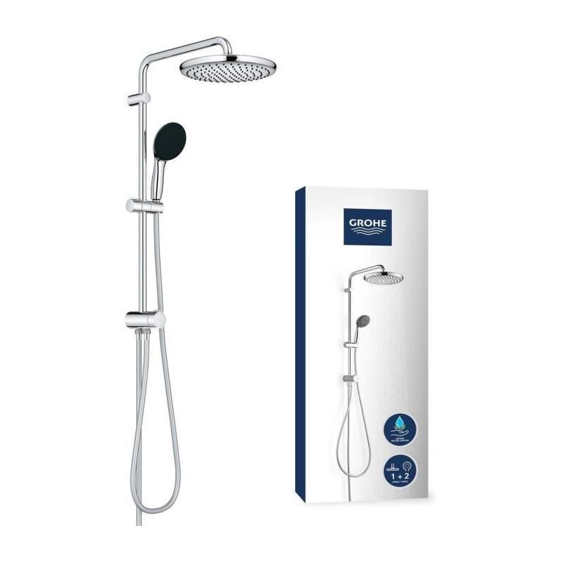 Colonne de douche GROHE Vitalio Start System 250 - Économie d'eau / Chromé