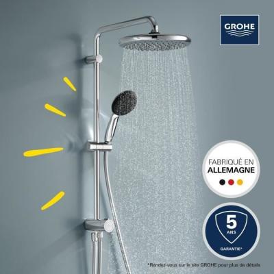 Colonne de douche GROHE Vitalio Start System 250 - Économie d'eau / Chromé